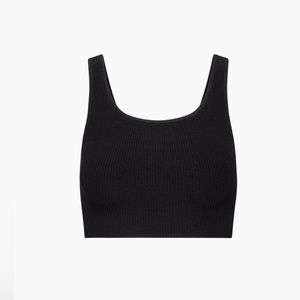 Babaton By Aritzia Sculpt Knit Cropped Tank